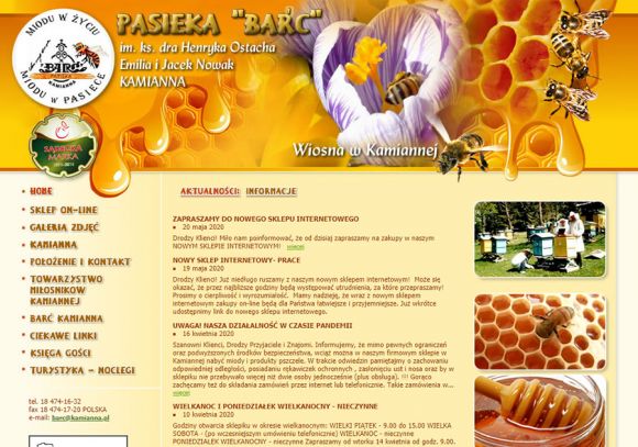 Pasieka "BARĆ" im ks. dra Henryka Ostacha